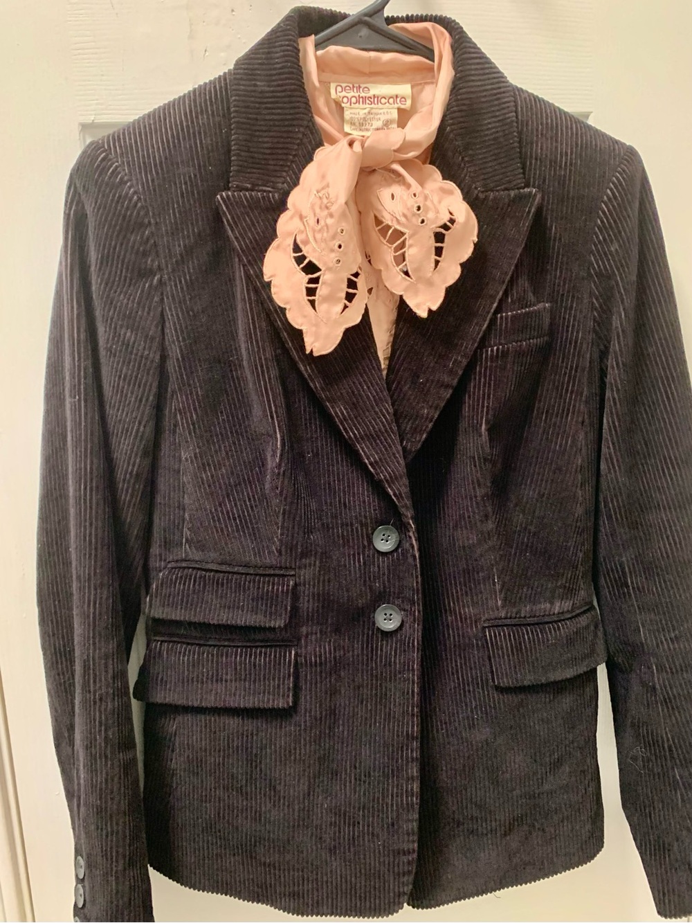 Body by Victoria Black Corduroy Blazer Jacket - Picture 13 of 13